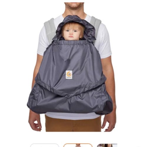 Ergobaby Rain and Wind Carrier Cover: Charcoal