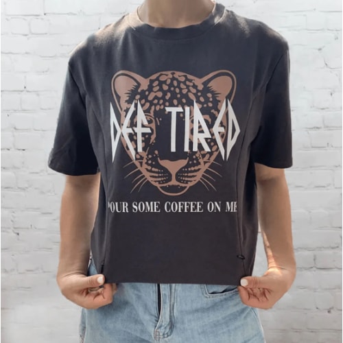 Pour Some Coffee On Me Nursing T-shirt- Medium