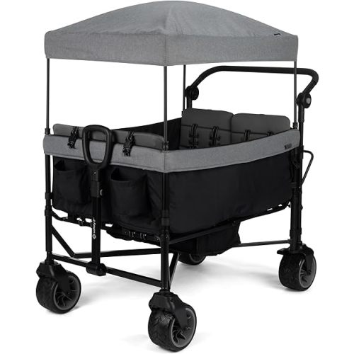 Safety 1st Summit Quad Wagon Stroller, Grey Harbor