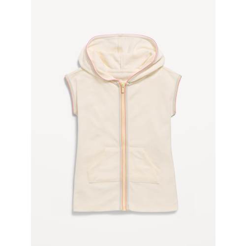 Hooded Terry Swim Cover-Up for Toddler Girls