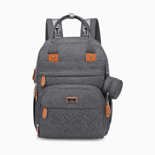 Babbleroo Original Diaper Bag Backpack - Dark Grey