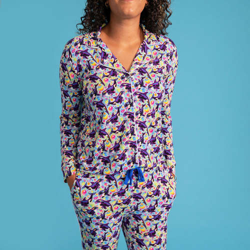 Lisa Frank® Max Splash Women's Luxe Pajama Pant Set