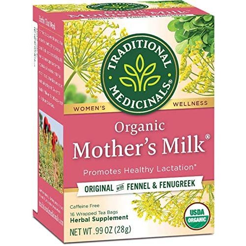 Traditional Medicinals Mother's Milk, Women's Tea, Organic, 16 CT (Pack - 3) - 16 Count (Pack of 3)