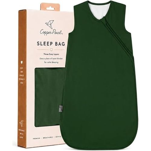 Copper Pearl Baby Sleep Sack, Alder - Wearable Blanket for 6-12 Months, Sleeveless Sleep Sack for Baby Boy or Girl