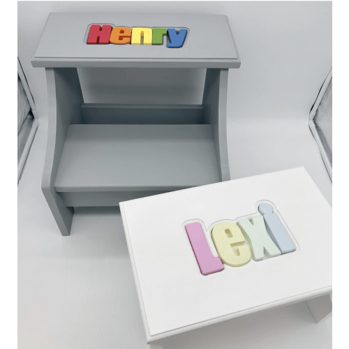 Personalized Puzzle Step Stool