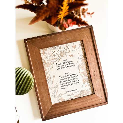 Lord of the Rings Quote Print - 8x10 Letterpress Art Print