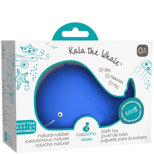 CaaOcho Natural Rubber Bath Toy — Sealed Hole-Free Mold-Free Design, N – Birch
