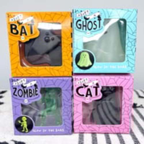 NEW Target Bullseye Playground Adopt A Zombie, Bat, Ghost and Cat Figurines