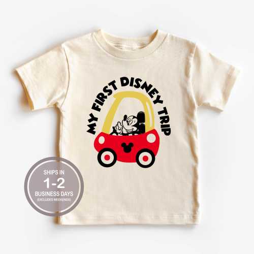 Mickey My First Disney Trip Shirt, Baby Disney Shirt, Cute Baby Disney Shirt, Girls Boys Disney Shirt, Disney World Shirt, Disneyland Shirt