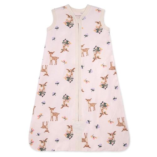 Burt's Bees Baby Unisex Beekeeper Wearable Blanket, Organic Cotton - Light Weight or Medium Weight - Newborn Essentials