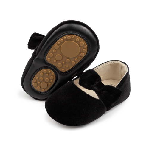 HsdsBebe Baby Girls Dress Shoes Infant Mary Jane Bowknot Soft Sole Shoes for Newborn First Walker