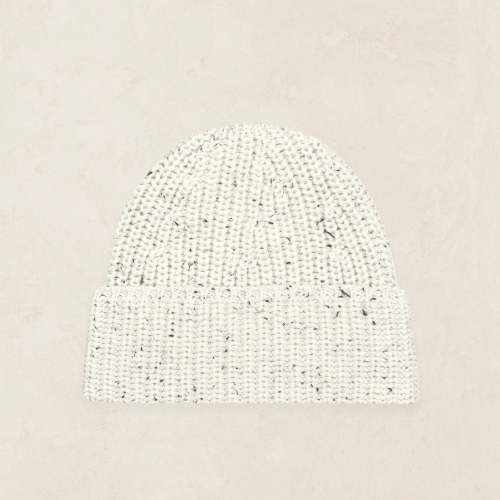 Knit Beanie - Cream Speckle, Size: Infant