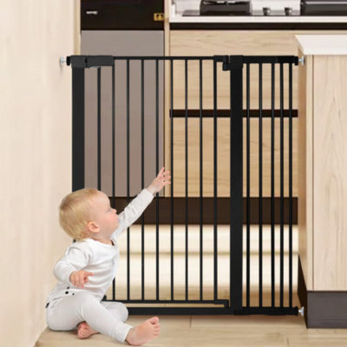 Toocapro 42" Extra Tall Safety Gate, Adjustable Wide Baby Gate For Stairs, Pet Gate Dog Gate | Wayfair