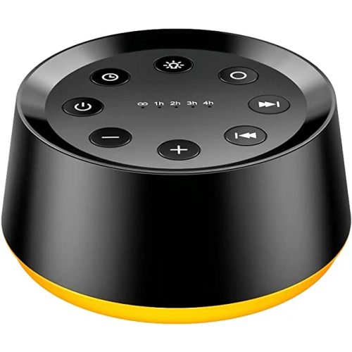 Brown Noise Sound Machine with 30 Soothing Sounds 12 Colors Night Light White Noise Machine for Adults Baby Kids Sleep Machines Memory Function 36 Volume Levels 5 Timers for Home Office Travel