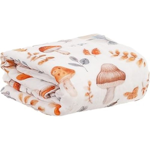 Muslin Swaddle Blankets,6-Layer Cotton Receiving Blankets