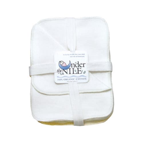 Set of 12 Organic Egyptian Cotton Washcloths