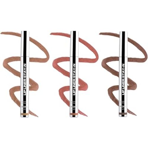 Sacheu Lip Liner Stay-N Peel Off Lip Stain — Long Lasting Matte Lip Tattoo Transfer Proof Lipstain Infused with Hyaluronic Acid & Vitamin E for All Skin Types — Vegan & Cruelty-Free, Core Bundle