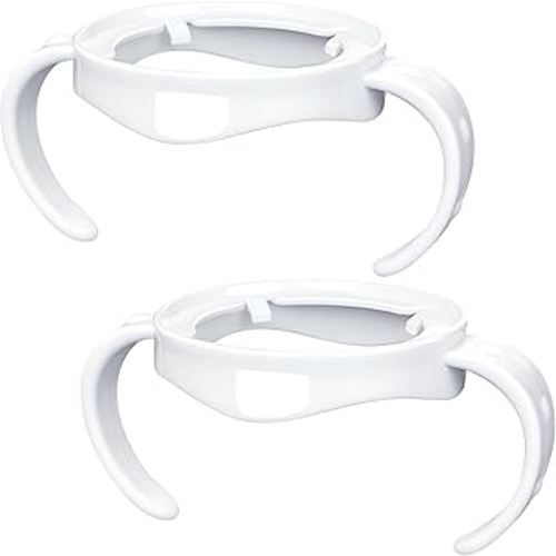 Baby Bottle Handles for Philips Avent Natural Baby Bottles, Compatible Avent Bottle Holder for Baby, 2 Count
