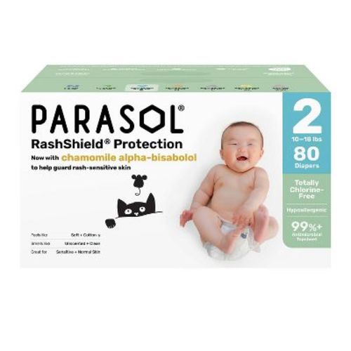 Parasol Chlorine-Free Diapers with RashShield Protection
