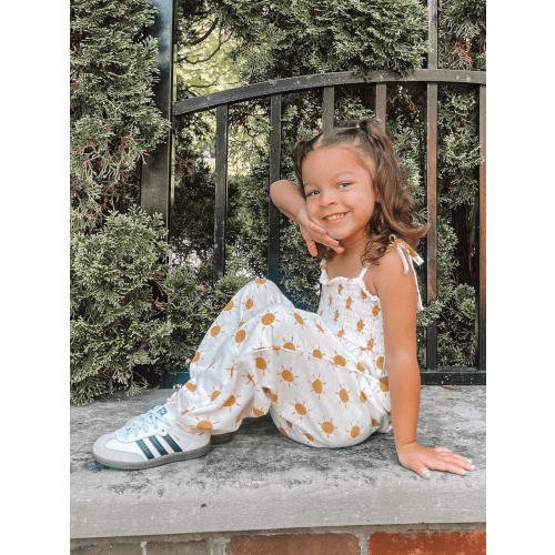 Sun / Organic Smocked Jumpsuit