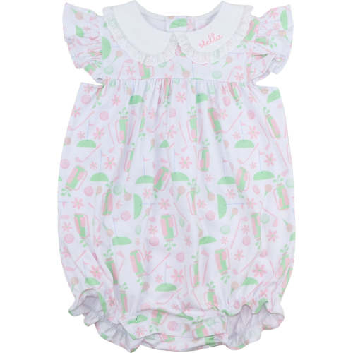 Green And Pink Knit Golf Bubble