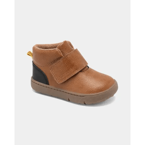 Baby Boy Every Step® First Walker Boots - Brown | Carter's