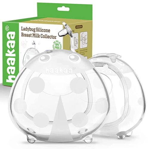 Haakaa Ladybuyg Silicone Milk Collector 2 oz/75 ml, 2 pk - 2 Count (Pack of 1)