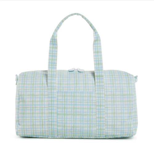 Weekender Duffel Bag Classic Plaid Green by TRVL Design | Lila & Hayes