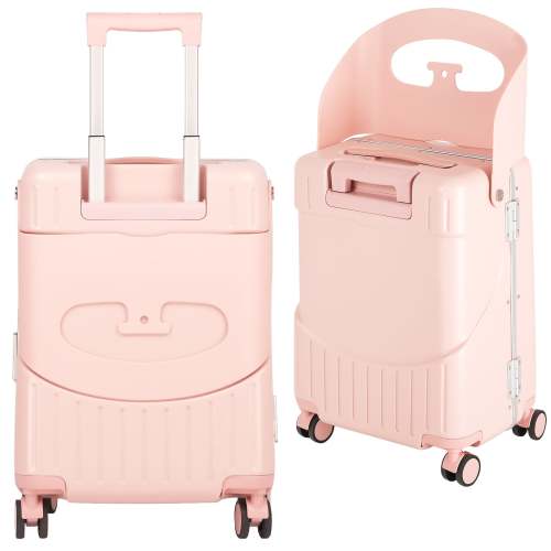 Advwin Hardside Luggage Suitcases with with Foldable Child Seat 20"