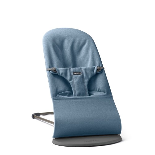 BabyBjorn Bouncer Bliss Woven Melange Blue