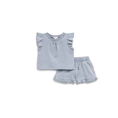 Splendid baby-girls Indigo Short-sleeve Top and Short Set