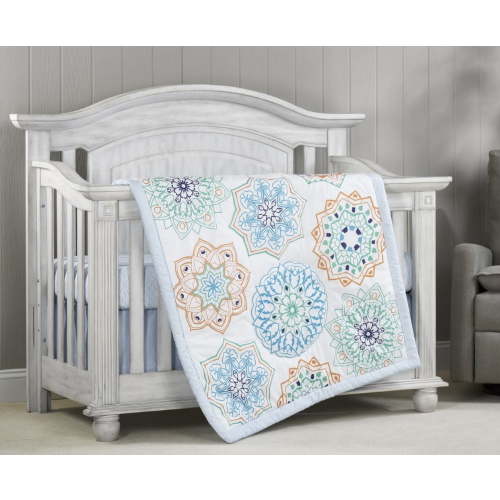 Oxford Baby Mandala (3 Pc Crib Nursery Bedding Set)