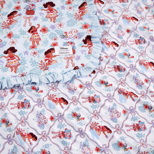 Disney Moana & Pua & Posh Moana Ruffled Luxette Patoo® Blanket