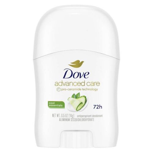 Dove Beauty Advanced Care 72-Hour Cool Essentials Mini Antiperspirant & Deodorant Stick - Travel Size - 0.5oz