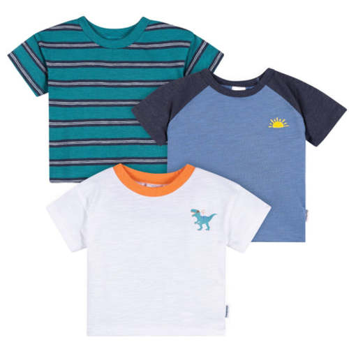 3-Pack Baby & Toddler Boys Party Animal Short Sleeve Graphic T-Shirts
