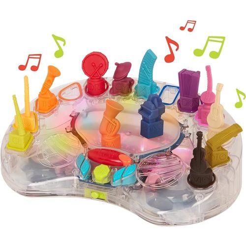B. toys – B. Symphony Musical Toy Orchestra for 3+ Years – 13 Musical Instruments for Classical Music for Babies and Toddlers – Interactive Kids Music Toys with Lights and 15 Songs