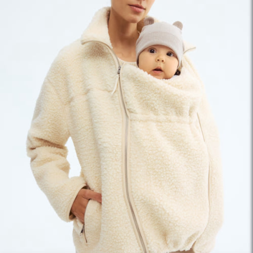 MAMA BEFORE & AFTER BABYWEARING FLEECE JACKET