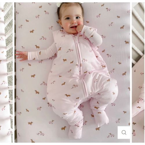 Girl Dog 1.0 TOG Bamboo Viscose Footie Sleep Sack | günamüna
