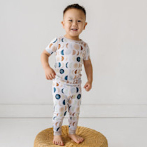 Little Sleepies Luna Neutral Two-Piece Pajama Set