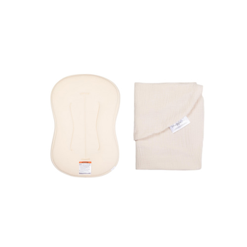 Lounger Curve + Muslin Cover Set | Natural
