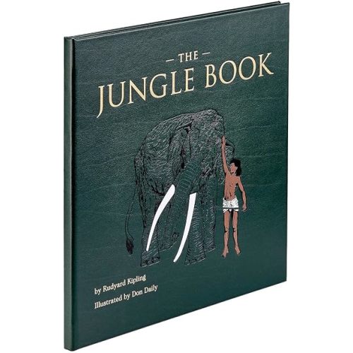 Graphic Image The Jungle Book in Hand-Tooled Luxe Leather