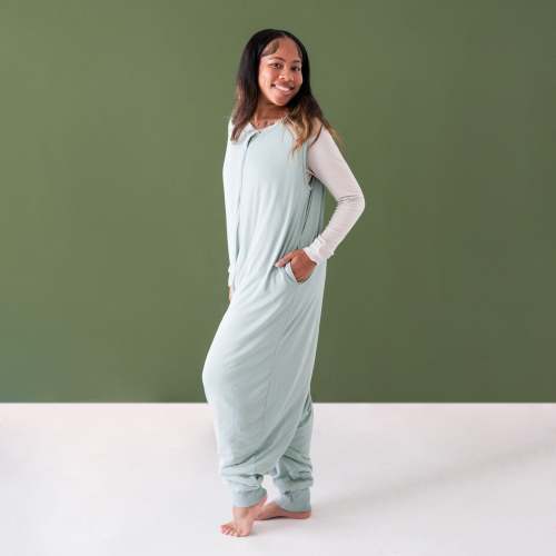 Bamboo Adult Sleep Bag Walker in Sage | Kyte Baby