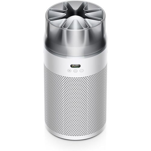 Dyson Hushjet Compact Purifier, Engineered for Powerful, Whisper-quiet, Whole-room Air Purification, Homes with Pets, Allergies, Fully-sealed filtration, 5-year no change filter (White/Silver)