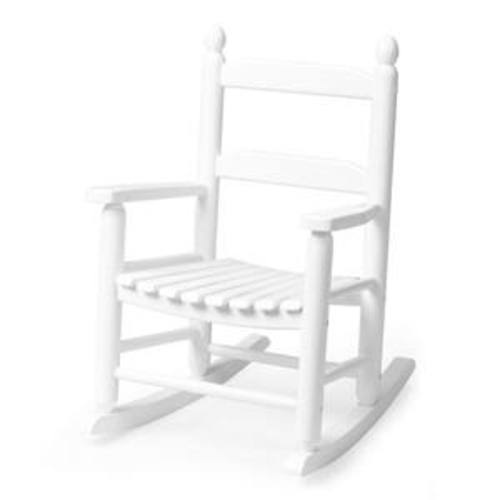 White Poplar Wood Children's Outdoor Rocking Chair