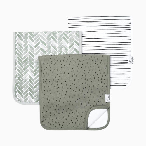 Copper Pearl Printed Burp Cloth Set - Alta