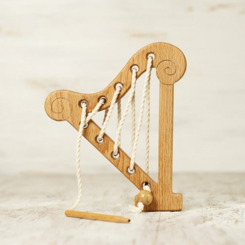 Harp Lacing Toy - WoodenCaterpillar Toys