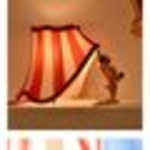 OrcaJump - Circus Strongman Table Lamp - Unique Illumination for Vintage Home Decor - One Size