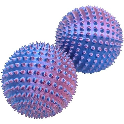 2-Pack Labor Comb Alternative - Spiky Sensory Maternity Balls for Natural Childbirth Pain Relief & Distraction – Spiked Massage Balls for Labor & Delivery Hospital Bag – Acupressure Stress Balls