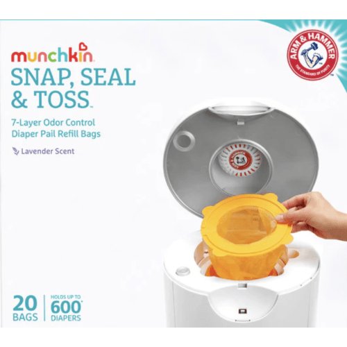 Diaper Pail Bag Refills: Arm & Hammer™ Snap, Seal & Toss, 20pk