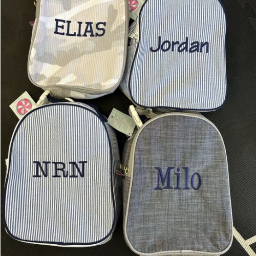 Personalized lunch box holder